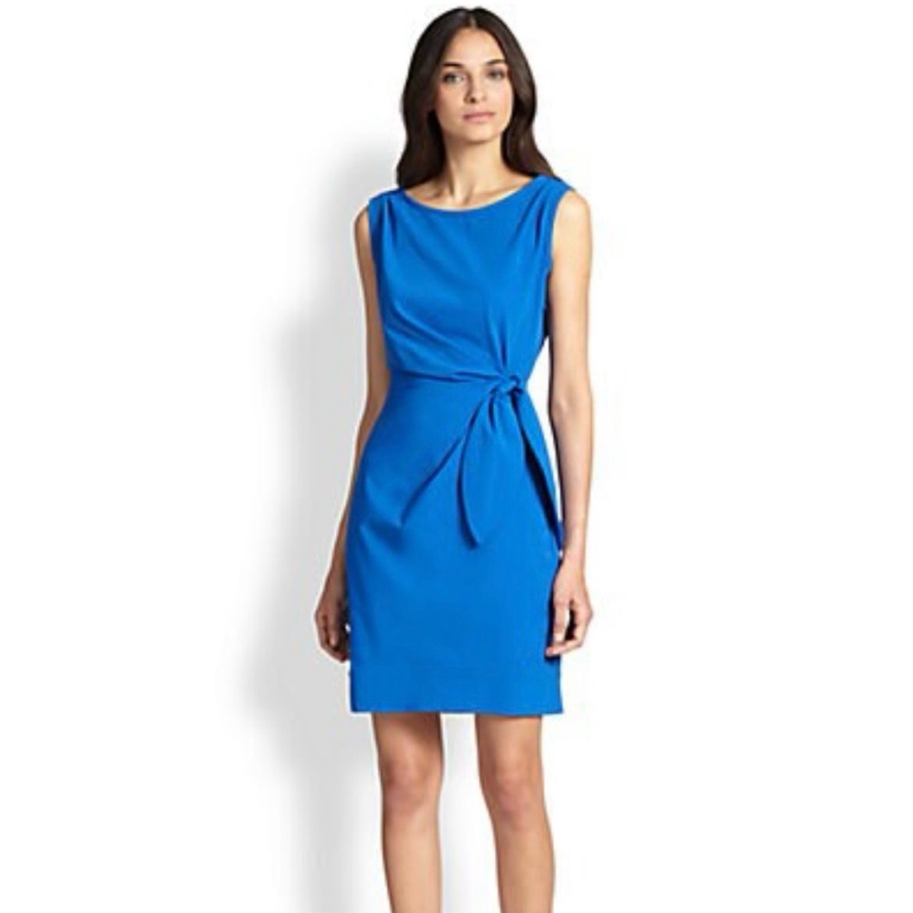 Diane Von Furstenberg Blue Sleeveless Dress